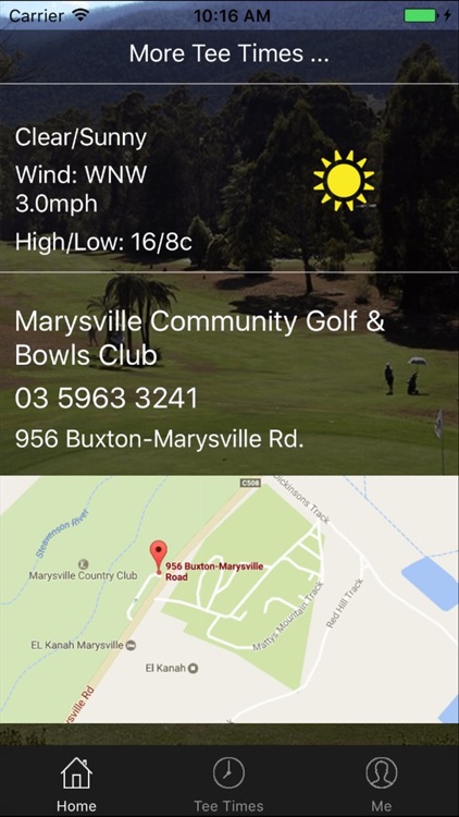 Marysville Golf Tee Times