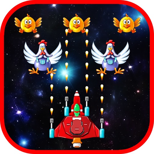 Chicken Shooter : Space Attack Icon