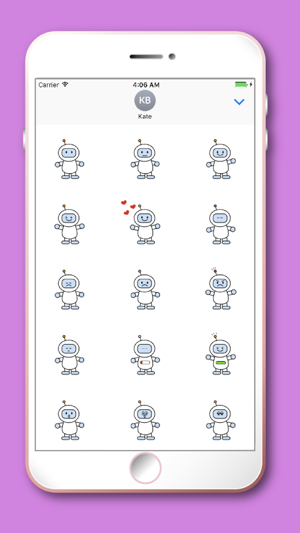 Robot Moji- Kawaii emoji(圖2)-速報App