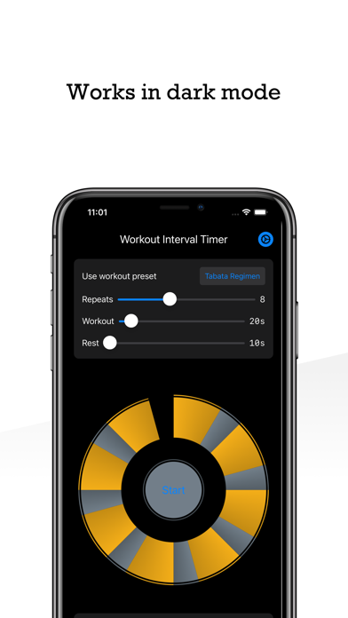 Daily Workout Interval Timer Screenshots