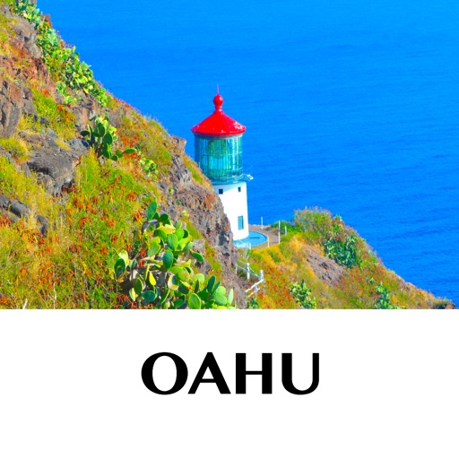 Oahu - holiday offline travel map icon