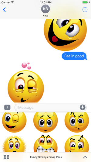 Funny Smiley Emoji Pack(圖2)-速報App