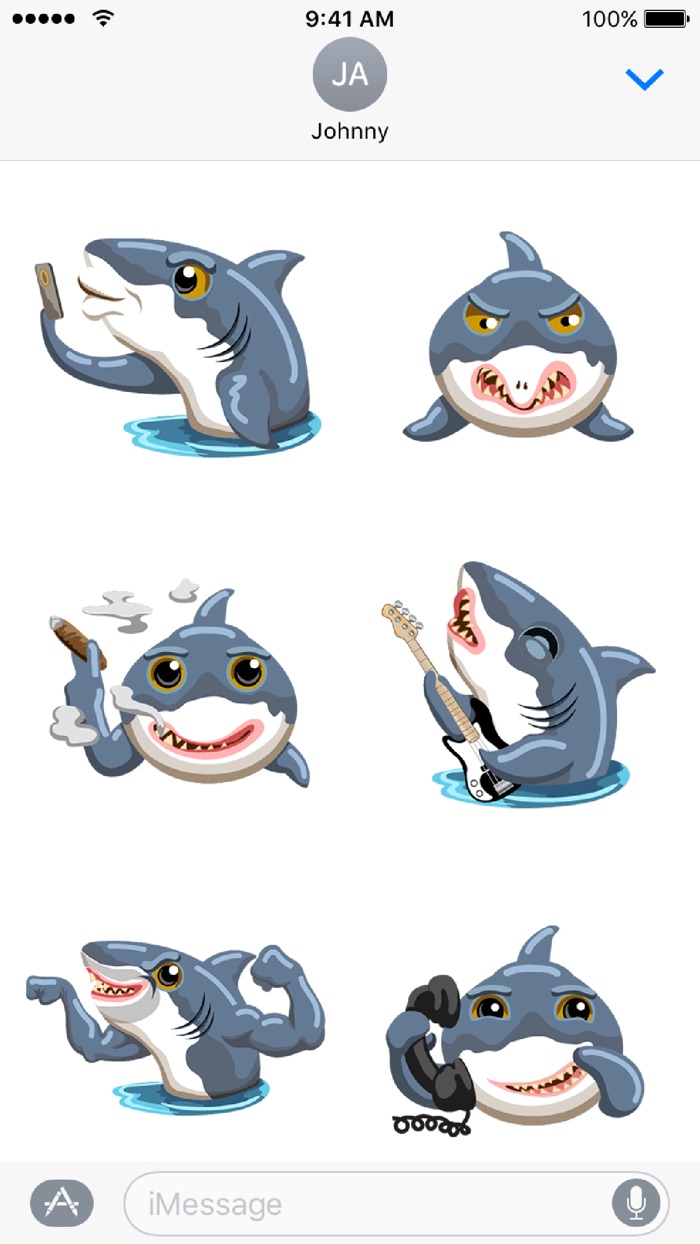 Mr. Shark Emoji