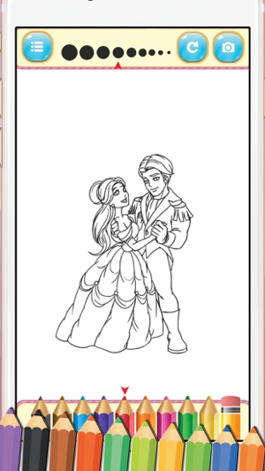 Princess Fairy Tale Coloring Book(圖1)-速報App