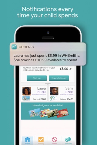 GoHenry Youth Debit Card & App screenshot 4