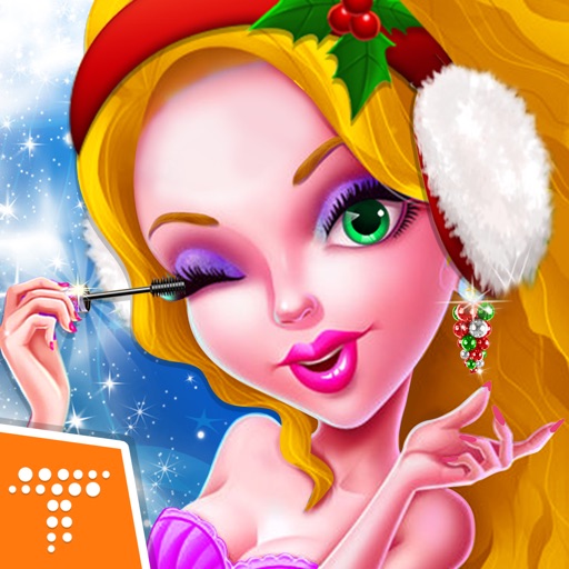 Christmas Makeover Girl Gift Party Icon