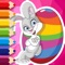 Bunny And Eggs Coloring Book Game Edition