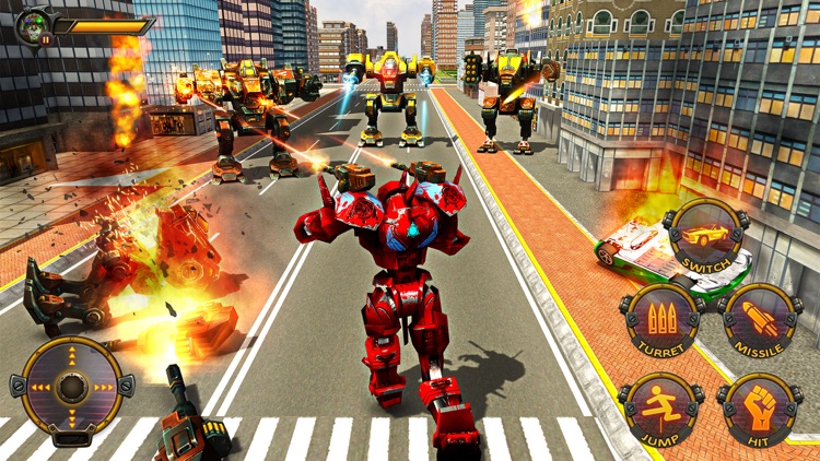 Robots Car War Transformer - Fighting Battle Hero