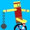 Check out this challenging game in which you ride a unicycle, and try to throw objects long distances