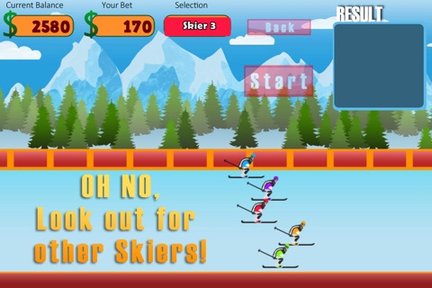 A Winter Holiday Ski Run - Frozen Snow Man Runner screenshot 3
