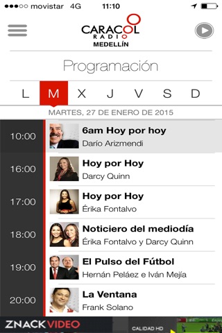 Caracol Radio screenshot 4