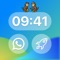 Icon Lock Launcher Screen Widget