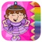 Coloring Page Game Sofia Girl Toddler Version