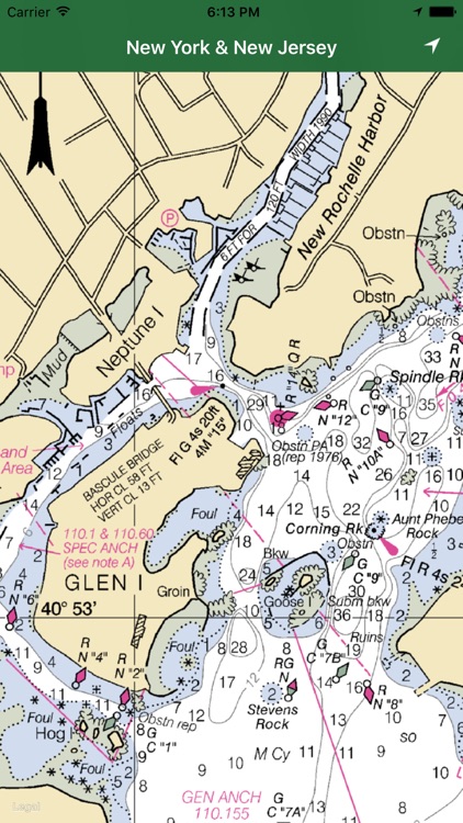 Marine: New York and New Jersey GPS nautical chart