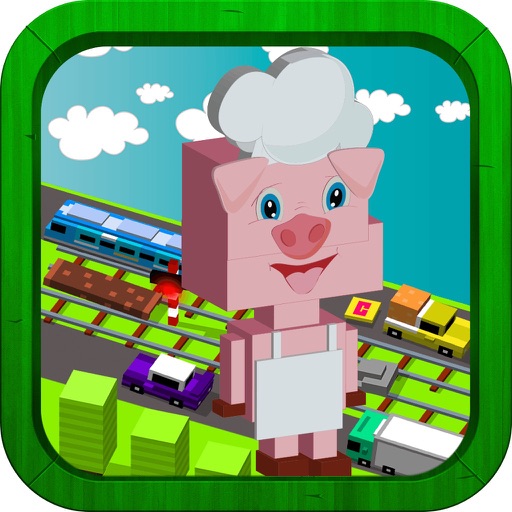 City Crossy Adventure For Pig Day Icon