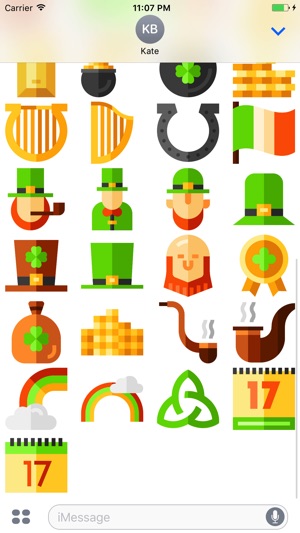 StPatrickMoji - Irish Stickers(圖3)-速報App