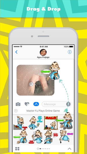 Master Fu Plays Online Game stickers by Choppic(圖3)-速報App