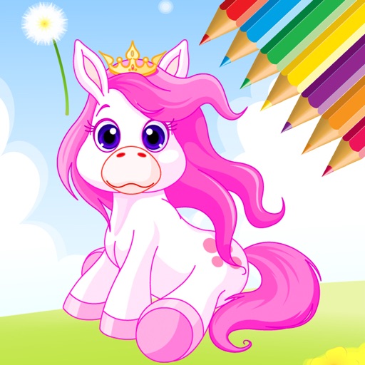 Pony Coloring Book for kids - My Drawing free game