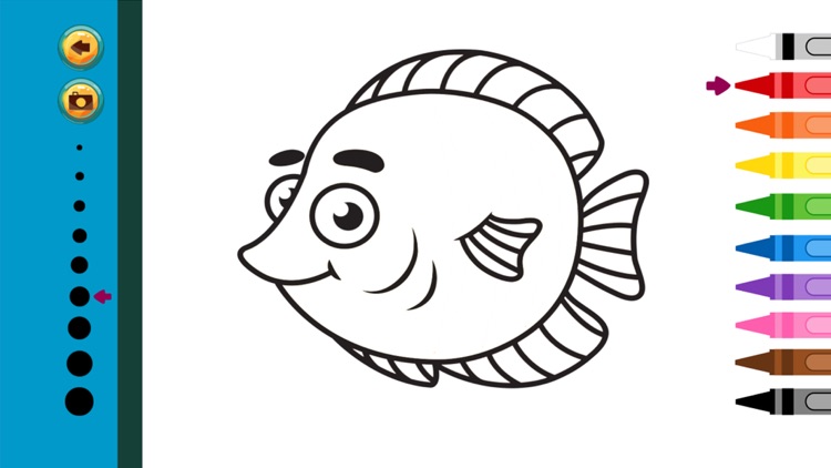 Coloring Book Sea Fish : color pages for me - free