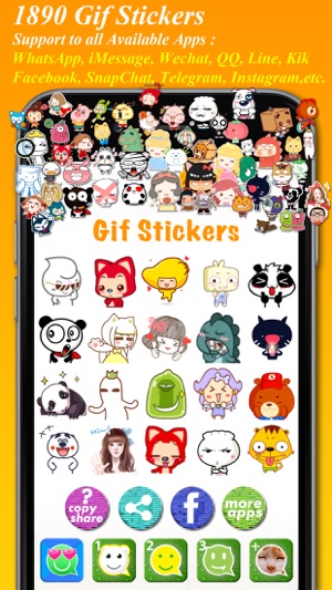 Gif Stickers for WhatsApp