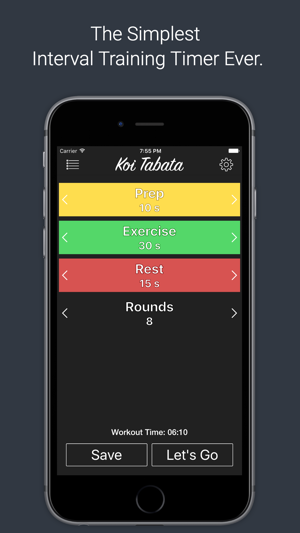 Koi Tabata Timer - HIIT Training & Tabata Timer(圖1)-速報App