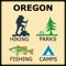 This Application lists all CAMPGROUNDS & RV sites, HIKING TRAILS, RECREATIONAL PARKS, FISHING LAKES and MARINAS in the State