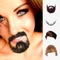 With this application you can put the most beautiful beards and hairs stickers in the world with incredible ease