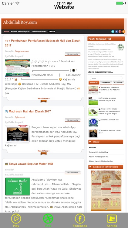 Radio HSI Abdullah Roy