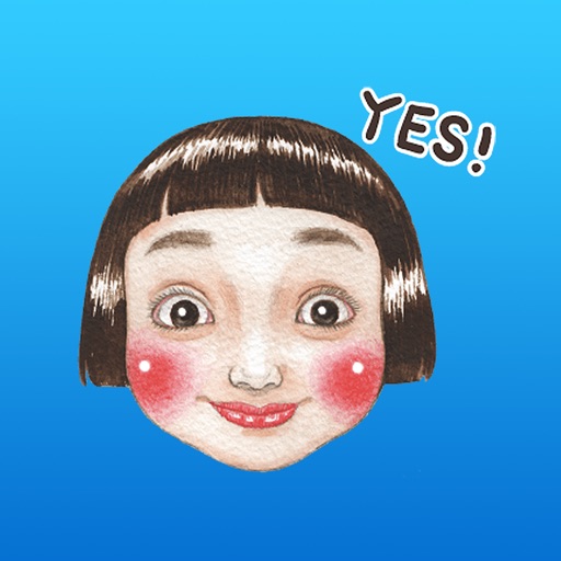 Yazmin The Lovely And Happy Girl English Stickers iOS App