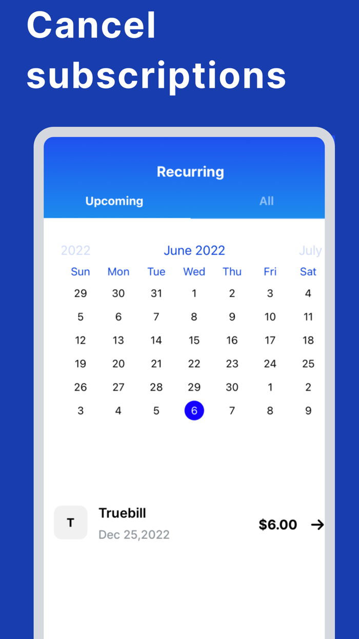 BillKill Refund  Bill Tracker