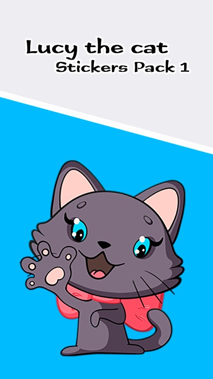 Lucy The Cat Stickers Pack 1