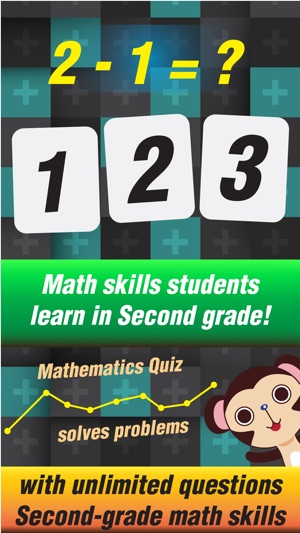 Monkey Splash Math Tutoring for Second Grade(圖2)-速報App