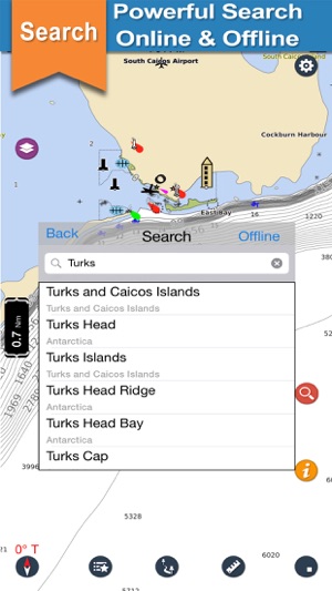 Turks & Caicos Is. Boaters Map(圖3)-速報App