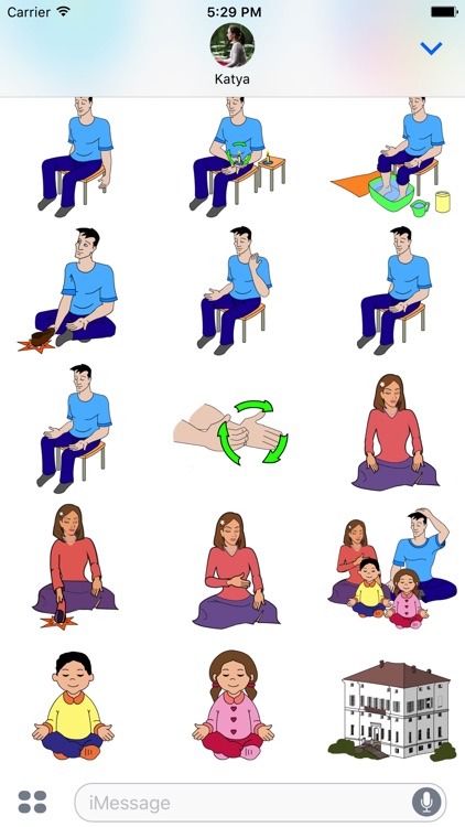 Sahaja Yoga Stickers