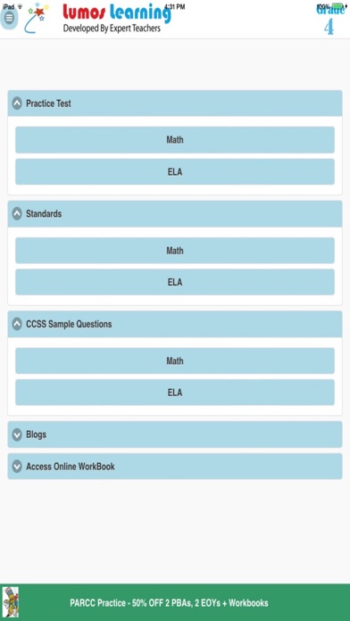 How to cancel & delete Math ELA Grade 4 - Common Core,PARCC,SBAC Practice from iphone & ipad 2