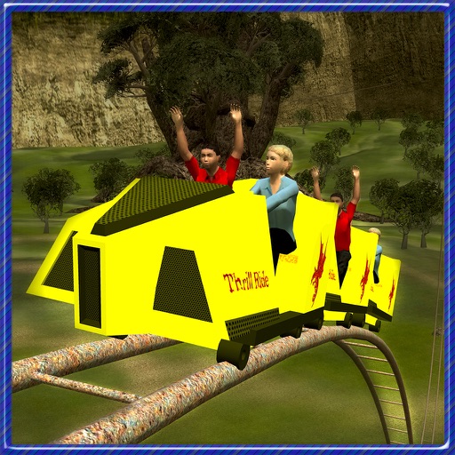 Roller Coaster Ride Simulator & Amusement Park 3d Icon