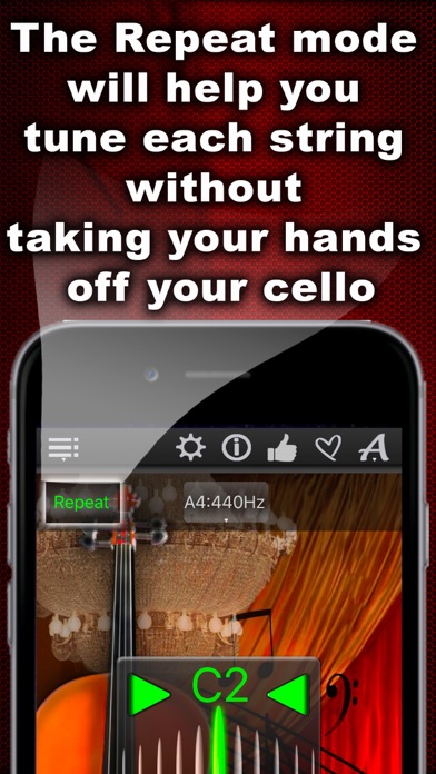 Easy Cello Tuner Screenshot 4