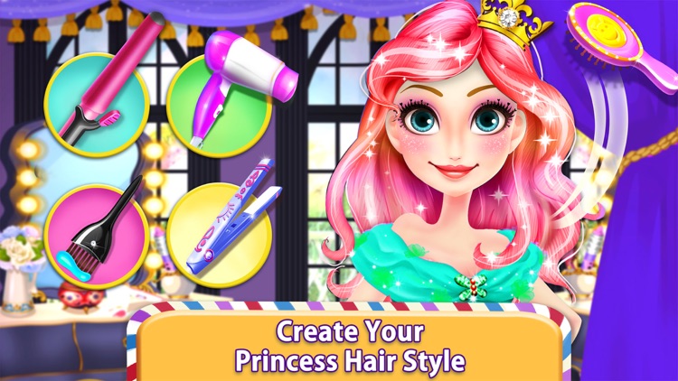 Princess Hair Salon - Dreamtopia Games for Girls