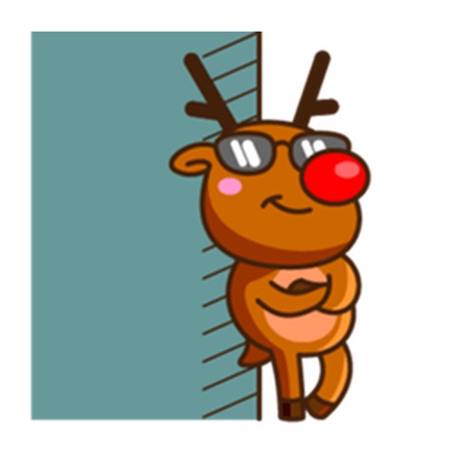 Santa Claus And Rudolph - His Reindeer Stickers icon