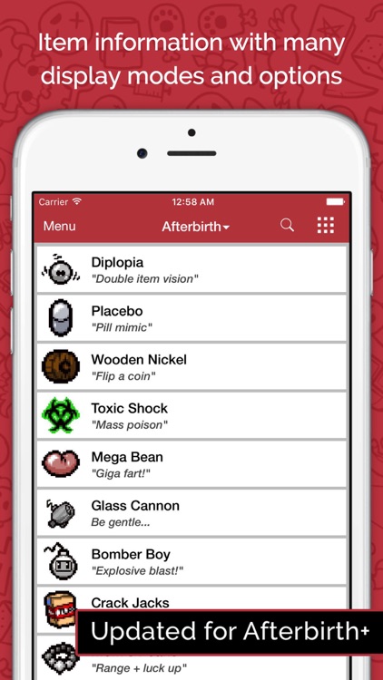 Guide for Binding of Isaac