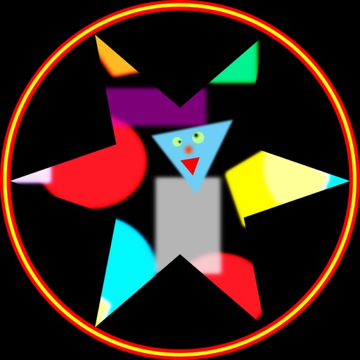 Colored Shapes Brain Challenge Icon