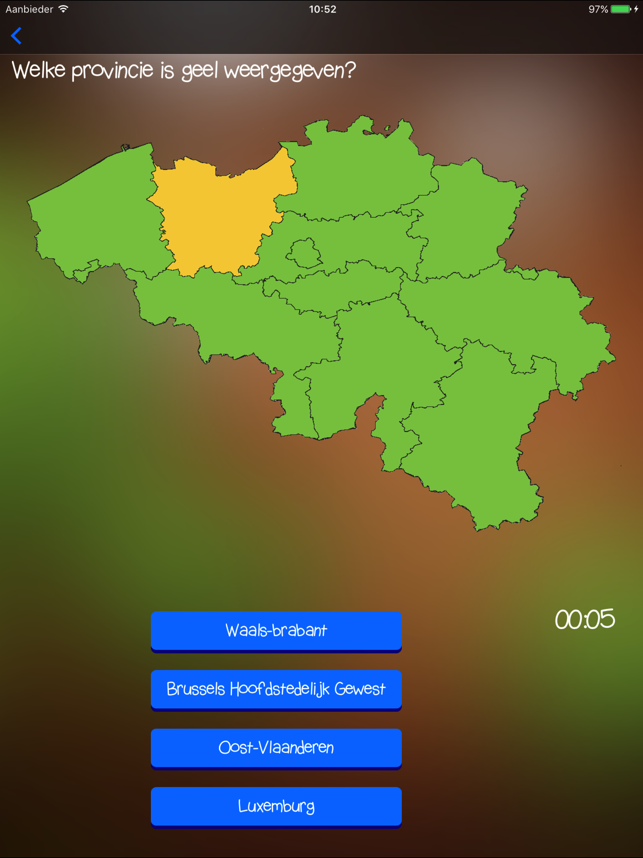 TopoTrainer België - Topografie voor ied