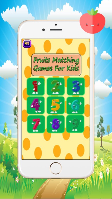 How to cancel & delete Fruits matching pictures games for kids from iphone & ipad 1