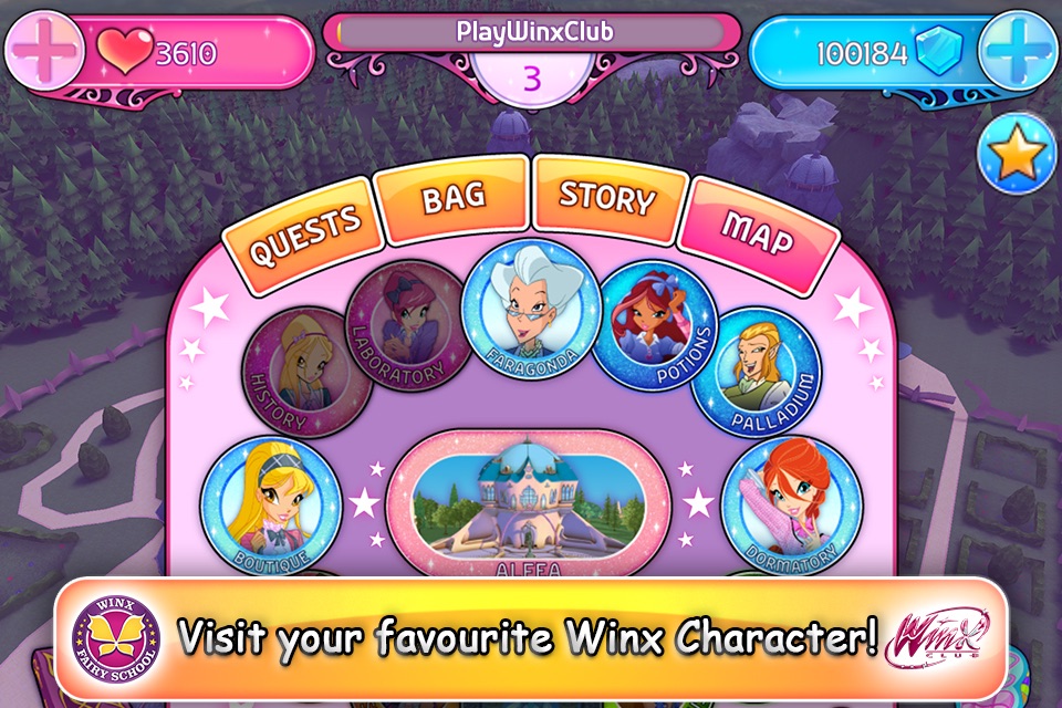 Winx Club: Winx Fairy School screenshot 3