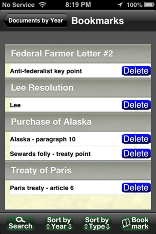 US Historical Documents - náhled