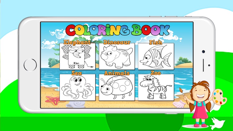 Coloring Pages for kids - Animals Coloring Pages