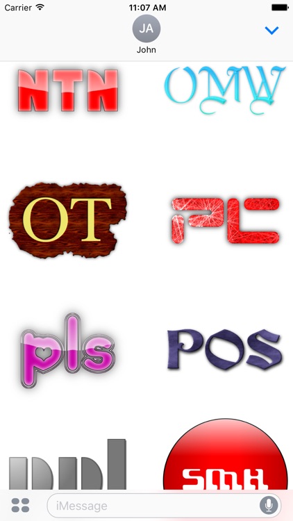 Internet Slang Stickers For iMessage