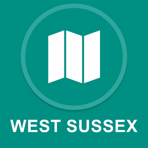 West Sussex, UK : Offline GPS Navigation icon