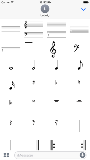 Music Notation Stickers for iMessage(圖3)-速報App