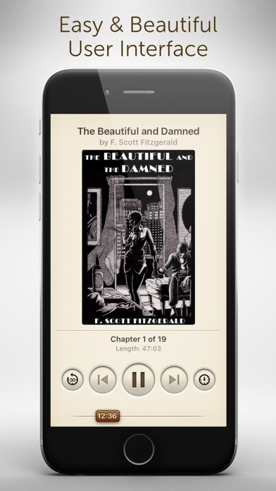 Free Audiobooks - 4,728 classic audiobooks for less than a cup of coffee. Screenshot 1